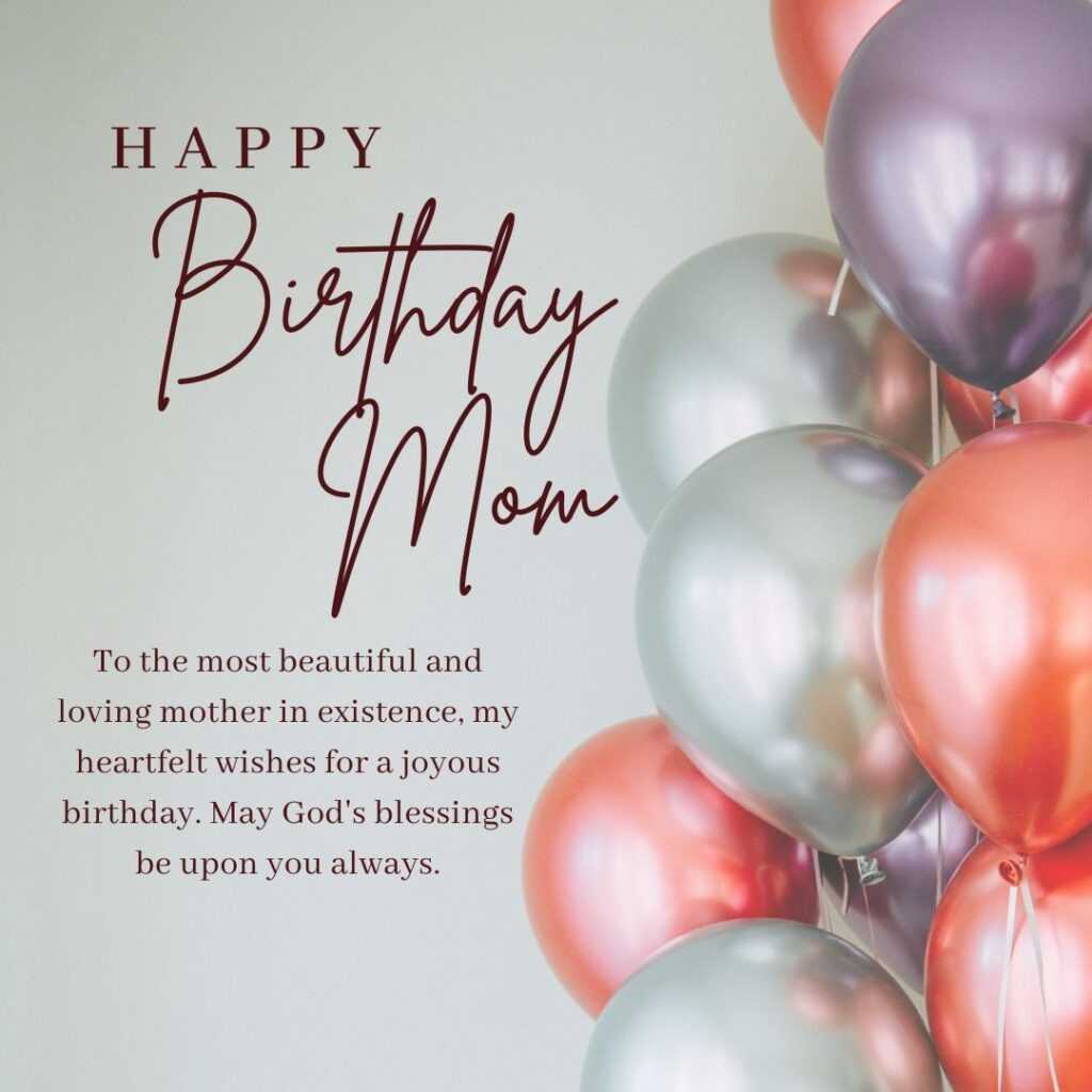 Happy Birthday Wishes for Mom