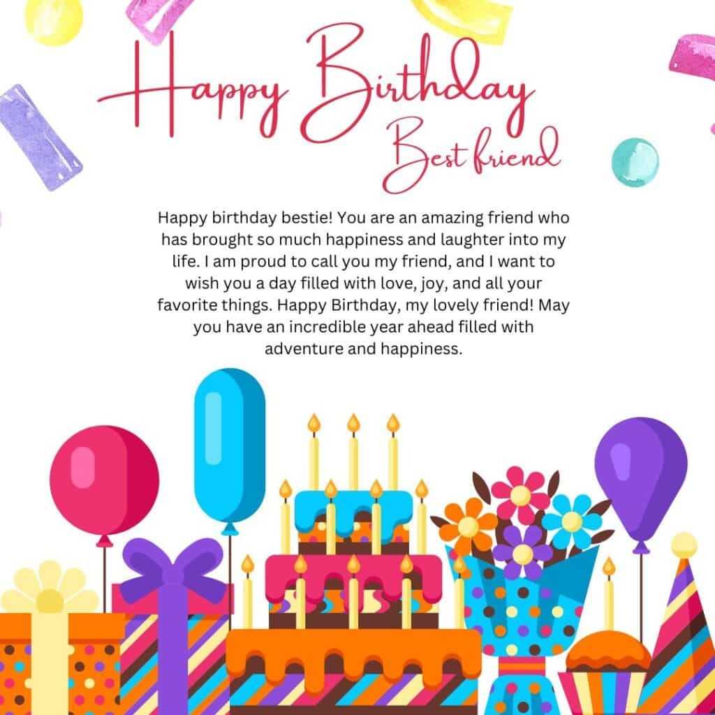 cute happy birthday messages for friend