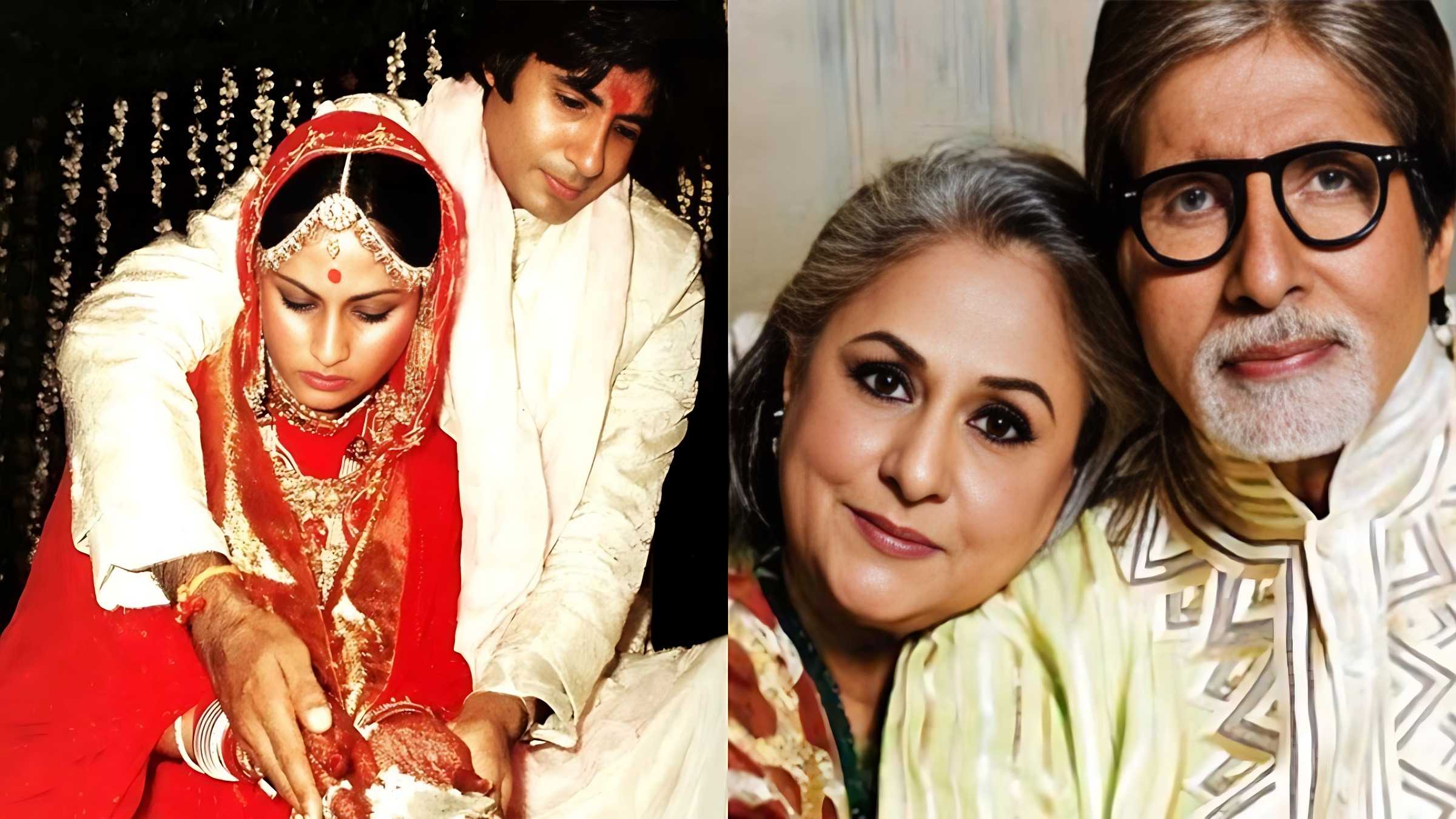 Amitabh Bachchan and Jaya Bhaduri.tring