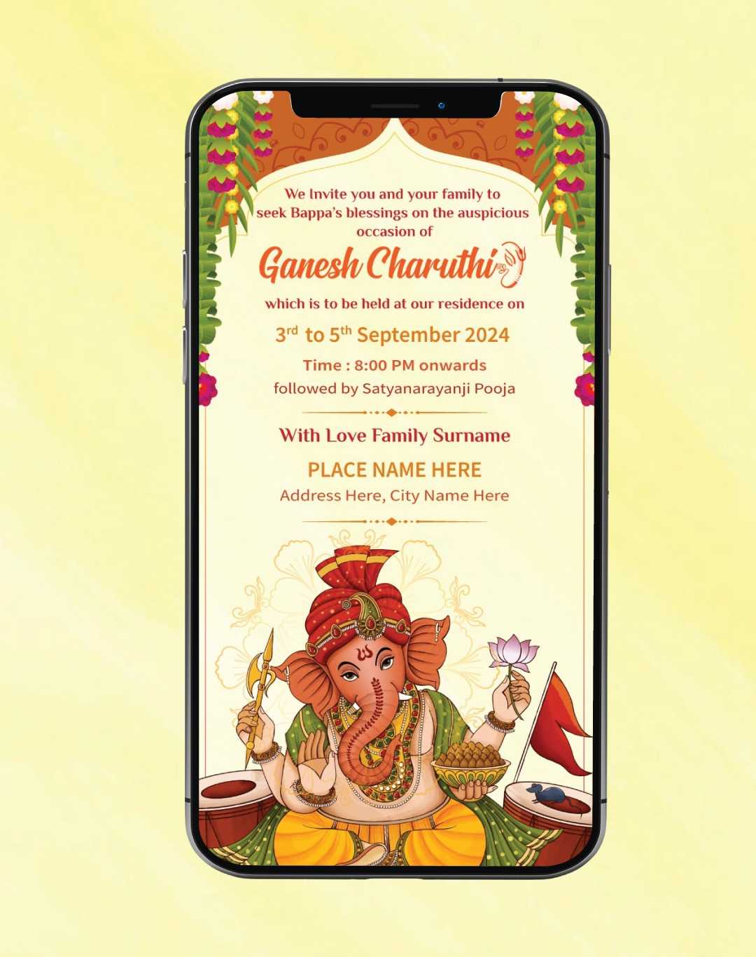 85+ Ganpati Invitation Messages 2023 Ideas to Invite Your Guests