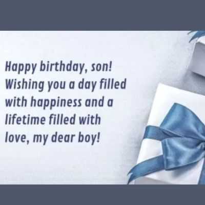 Blessing Happy Birthday Wishes to My Son