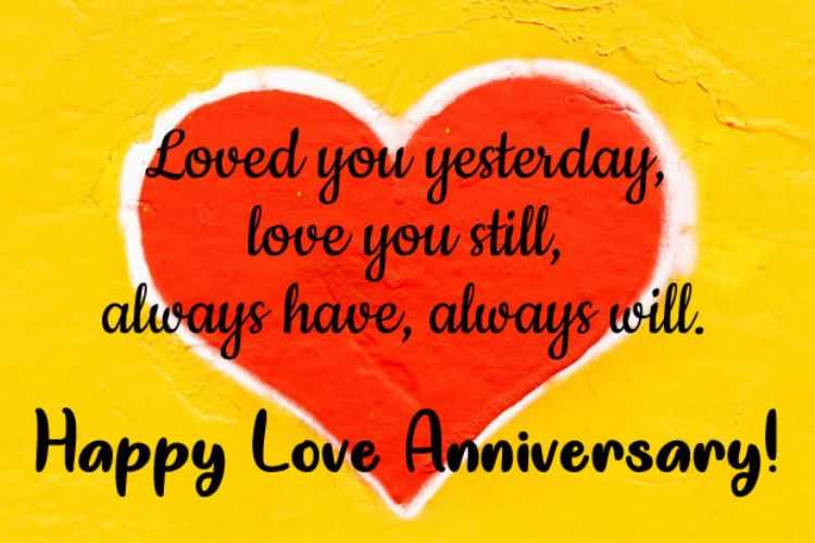 Special Anniversary Wishes for GF