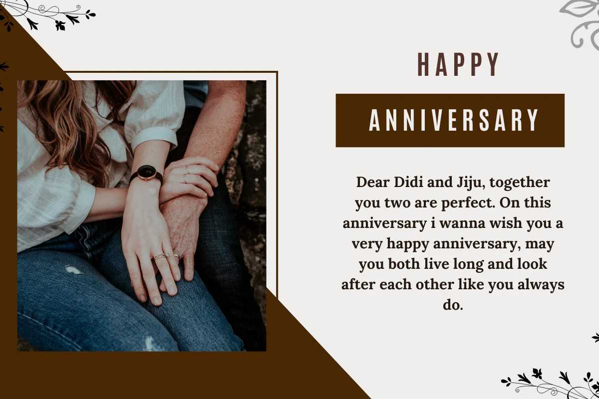 100 Heartwarming Anniversary Wishes for Sister and Jiju