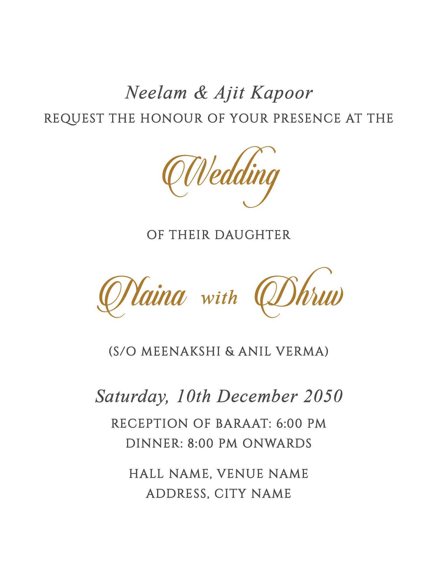 99 Best Wedding Invitation Message For Whatsapp