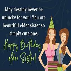 Heart Touching Birthday Wishes for Elder Sister Images.tring