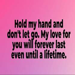 Hold my hand.  Hold my hand quotes, Good quotes for instagram