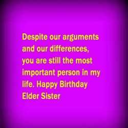 Heart Touching Birthday Wishes for Elder Sister Images.tring