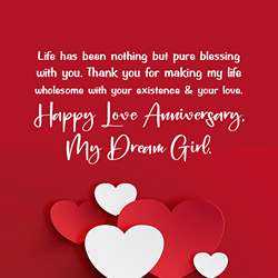 Anniversary Wishes for GF