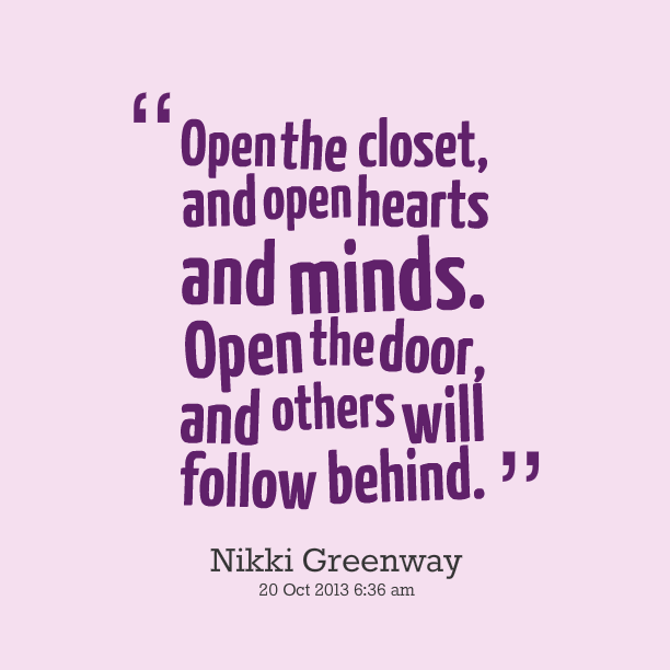 coming out of the closet quotes