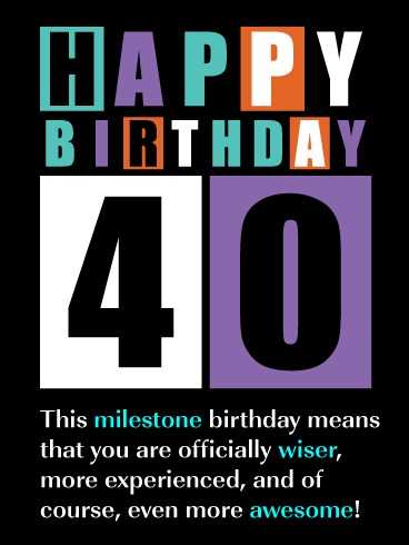 Top Milestone Birthday Message Wordings