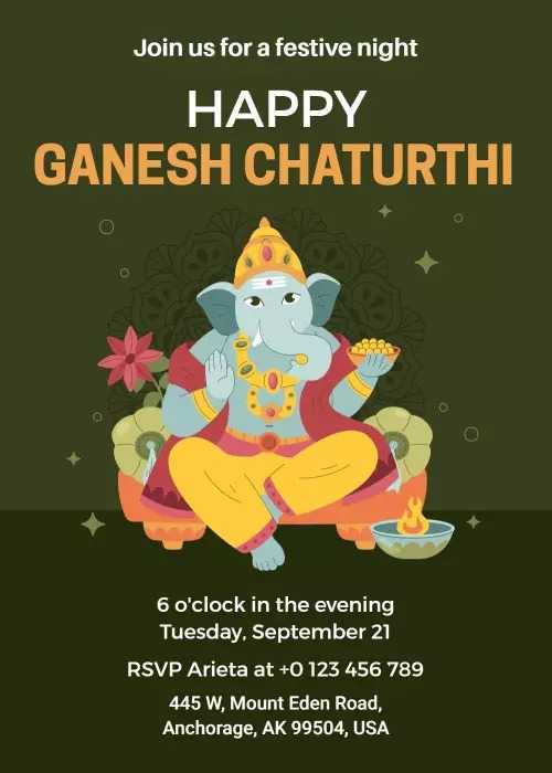 Invitation-For-Ganesh -Pooja-At-Office-tring