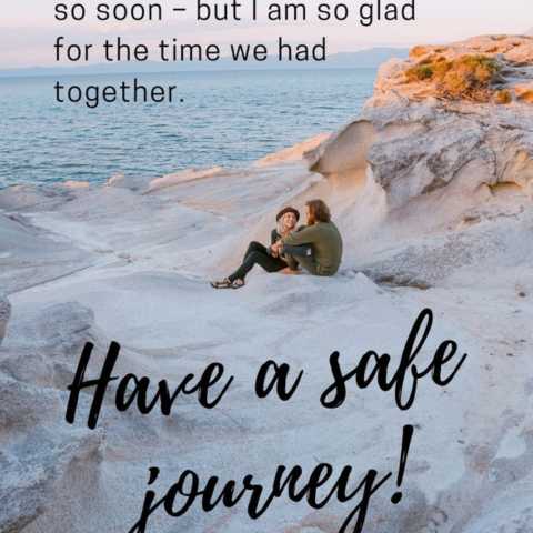 happy journey messages for lover