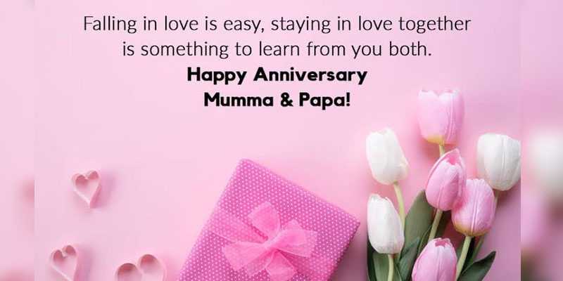 Sweet Anniversary Wishes for Mom and Dad