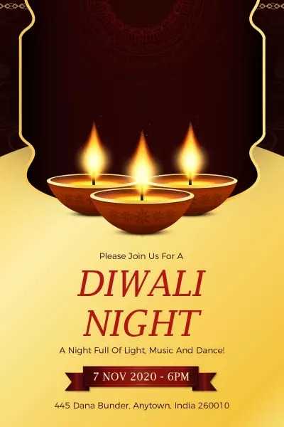 Formal Diwali Party Invitation.tring