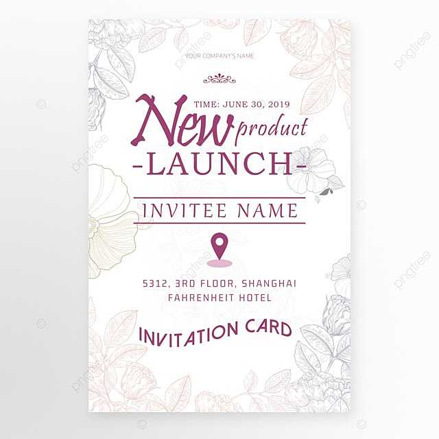 Creative Product Launch Invitation Message-tring