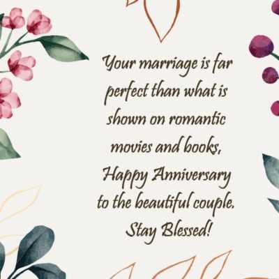 Wishing a perfect pair a perfectly happy anniversary | Greeting Card