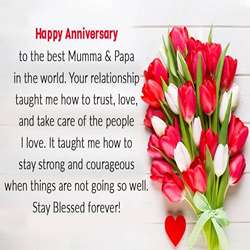 Happy Anniversary Wishes for Mom Dad Images