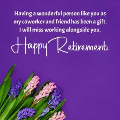 90+ Retirement Wishes for Colleague