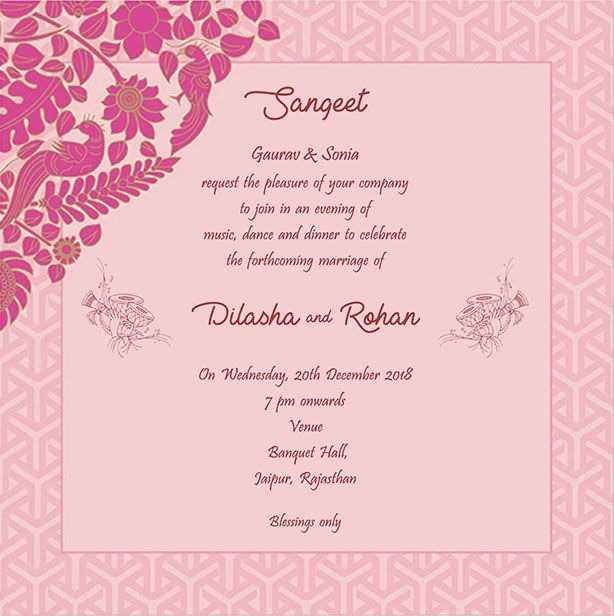 99+ Sangeet Invitation for a Harmonious Gathering To Celebrate Love and