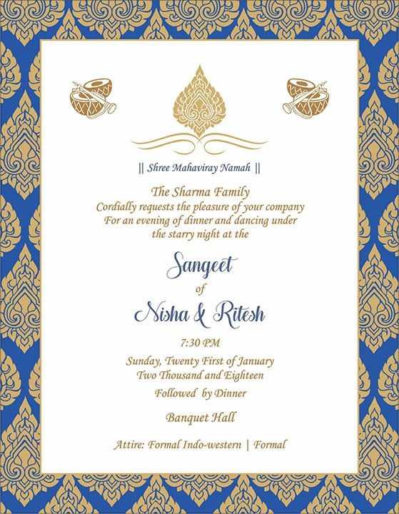 MND 328 Asian Style A6 Mehndi Invitation