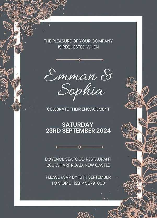 Engagement Invitation Card Messages: Inspiring Words to Share Your Love