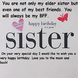 happy birthday elder sister quotes