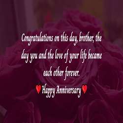 100 Beautiful Wishes for Your Brother's Anniversary Celebration