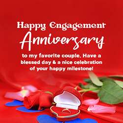 90+ Wishes and Messages for Engagement Anniversary