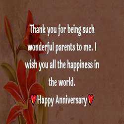 anniversary wishes for parents