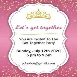 get together invitation message