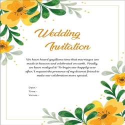 Marriage Inviting Quotes