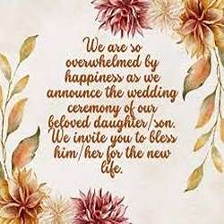 90+ Heartfelt Wedding Invitation Messages from Parents