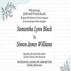 90+ Heartfelt Wedding Invitation Messages from Parents