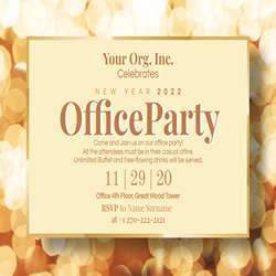 office party invitation quotes