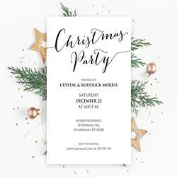 100 Invitation Messages for Christmas Party - Choose the Perfect One ...