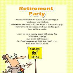 90+ Formal Retirement Invitation Wording