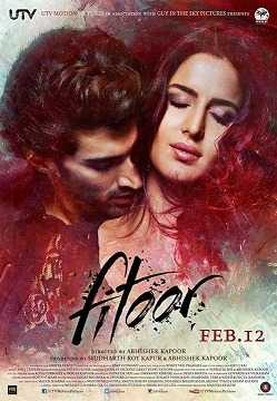 poster of the movie fitoor including katrina kaif and Aditya Roy Kapur 