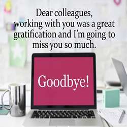 100+ Sentimental Goodbye Messages For Leaving Company