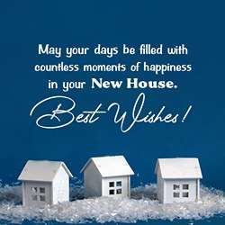 happy new house quotation