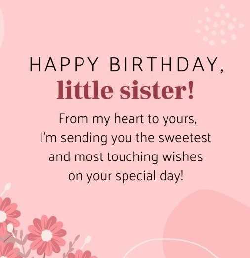 21 birthday quotes for sister