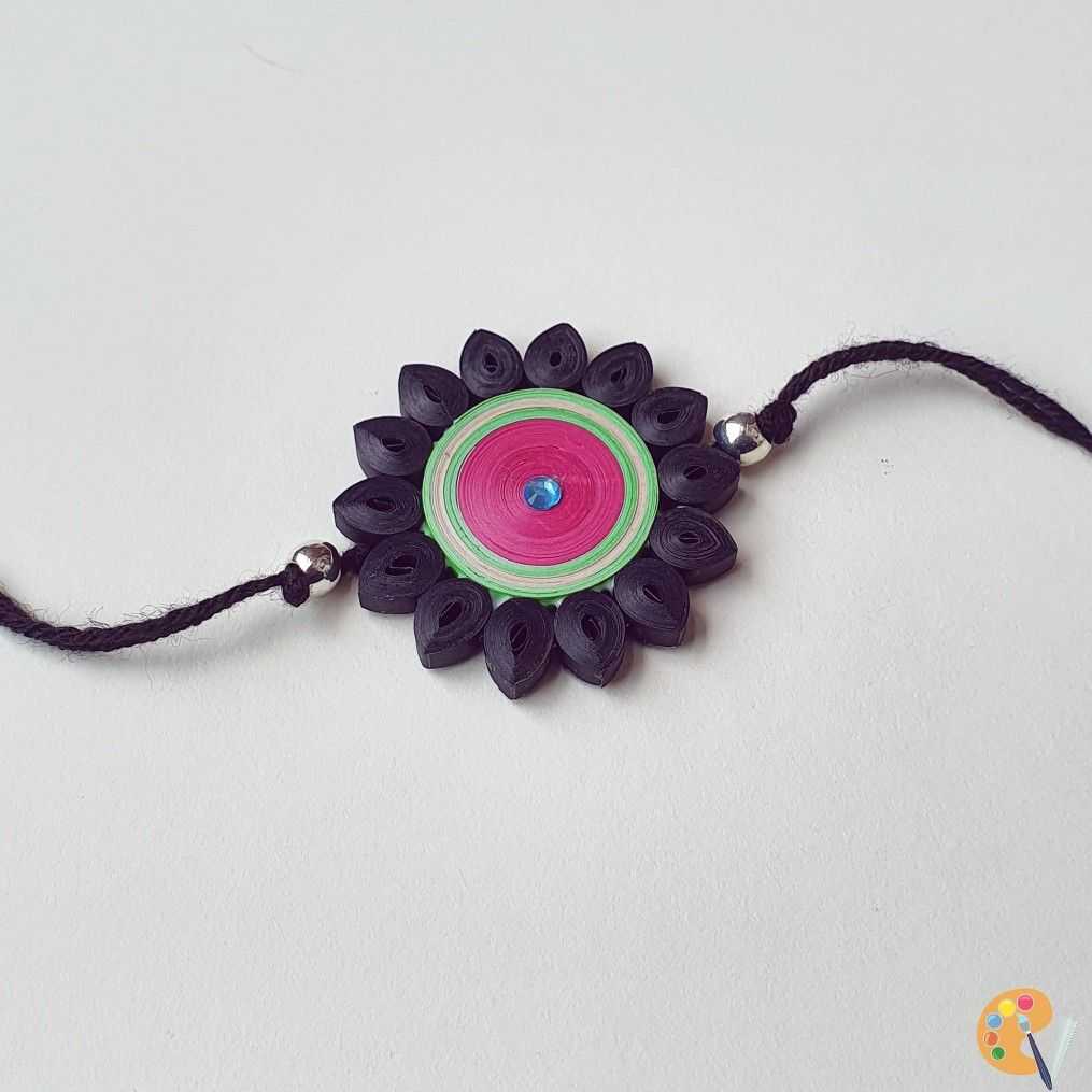 Paper Quilling Rakhi