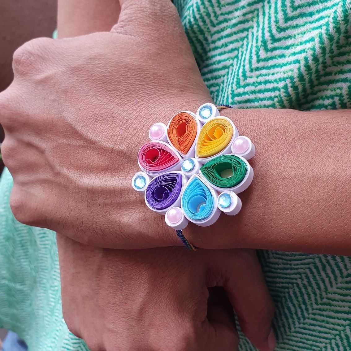 Paper Cutout Rakhi