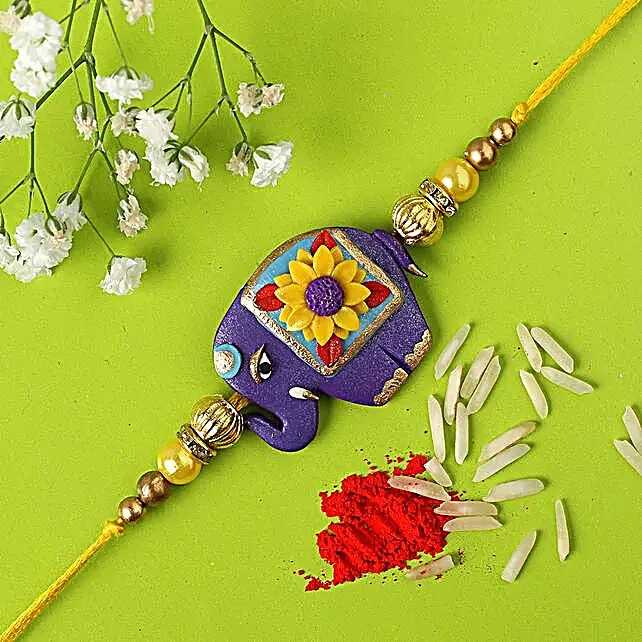 Clay Charm Rakhi