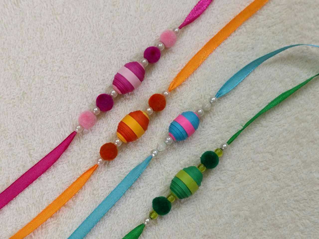 Paper Bead Rakhi