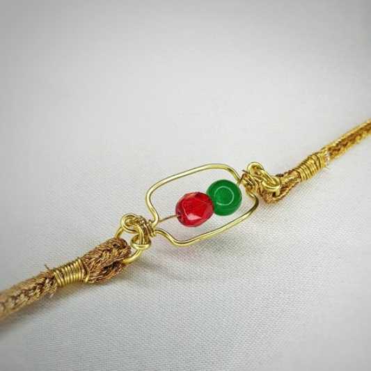 Wire-Wrapped Rakhi