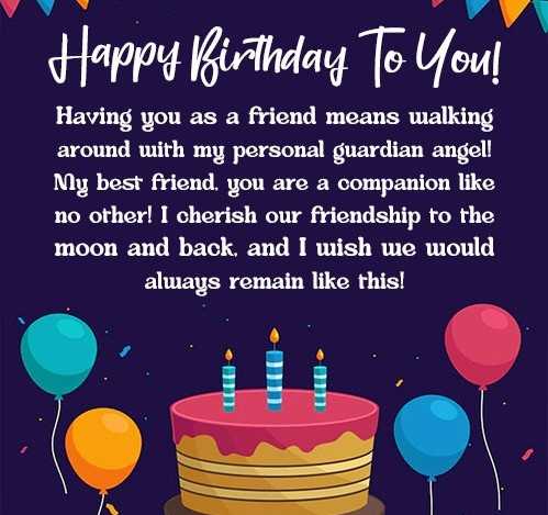 Cute Birthday Wishes For Best Friends