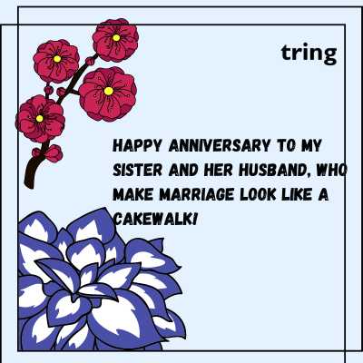 Funny-Wedding-Anniversary-Wishes-to-Sister