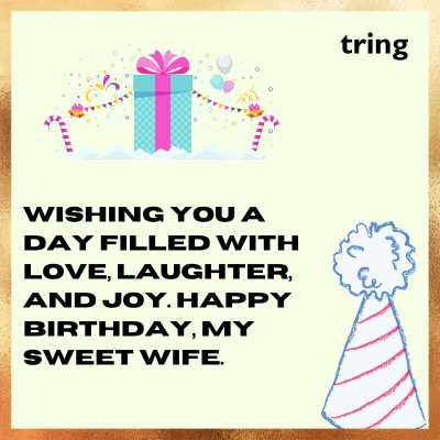 Short Birthday Wishes for Wife