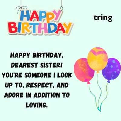 Heartfelt Birthday Wishes Quotes for Sister