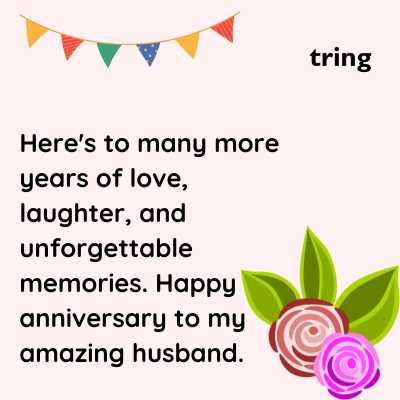 Romantic Hubby Wedding Anniversary Wishes For Husband